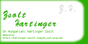 zsolt hartinger business card
